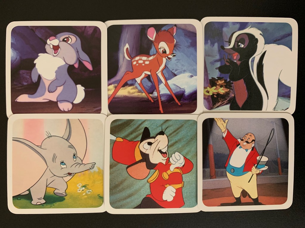 Screenshots of Disney's Bambi and Dumbo films